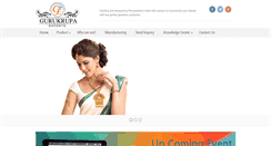Desktop Screenshot of gurukrupaexport.in